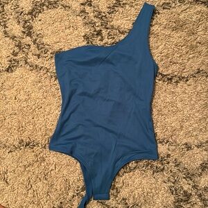 One shoulder body suit
